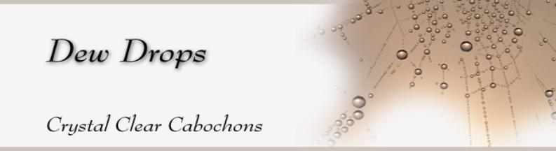 Preciosa Crystal Cabochons -Unfoiled
