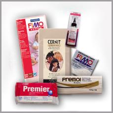 Polymer Clay - Cernit, Puppen Fimo, Sculpey, Air Dry Premier